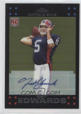 2007 Topps Chrome - [Base] - Rookie Autographs #TC171 - Trent Edwards