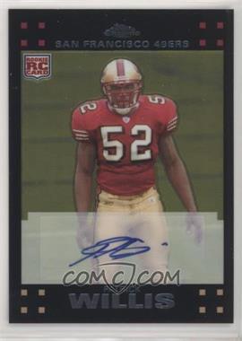 2007 Topps Chrome - [Base] - Rookie Autographs #TC240 - Patrick Willis