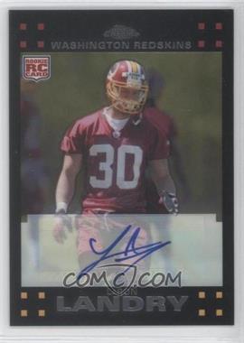 2007 Topps Chrome - [Base] - Rookie Autographs #TC259 - LaRon Landry