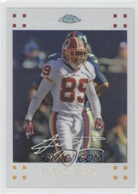 2007 Topps Chrome - [Base] - White Refractor #TC140 - Santana Moss /869