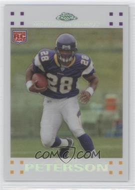 2007 Topps Chrome - [Base] - White Refractor #TC181 - Adrian Peterson /869