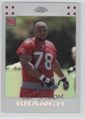 2007 Topps Chrome - [Base] - White Refractor #TC225 - Alan Branch /869