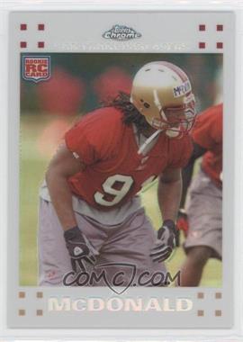 2007 Topps Chrome - [Base] - White Refractor #TC238 - Ray McDonald /869