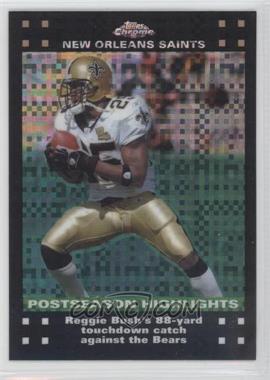 2007 Topps Chrome - [Base] - X-Fractor #TC162 - Postseason Highlights - Reggie Bush