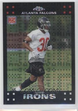 2007 Topps Chrome - [Base] - X-Fractor #TC258 - David Irons