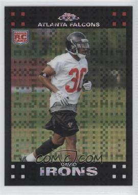 2007 Topps Chrome - [Base] - X-Fractor #TC258 - David Irons