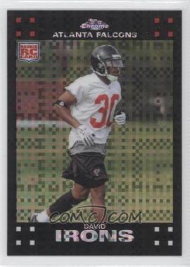 2007 Topps Chrome - [Base] - X-Fractor #TC258 - David Irons