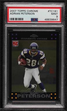 2007 Topps Chrome - [Base] #TC181 - Adrian Peterson [PSA 9 MINT]