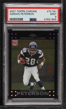 2007 Topps Chrome - [Base] #TC181 - Adrian Peterson [PSA 9 MINT]