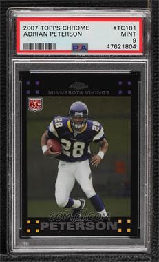 2007 Topps Chrome - [Base] #TC181 - Adrian Peterson [PSA 9 MINT]