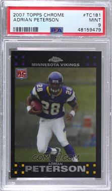 2007 Topps Chrome - [Base] #TC181 - Adrian Peterson [PSA 9 MINT]