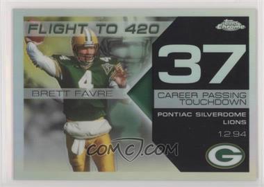 2007 Topps Chrome - Multi-Year Issue Brett Favre Flight to 420 - Refractor #BFC-BF37 - Brett Favre /199