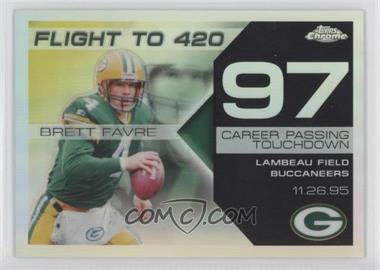 2007 Topps Chrome - Multi-Year Issue Brett Favre Flight to 420 - Refractor #BFC-BF97 - Brett Favre /199