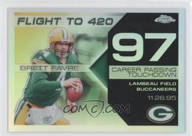 2007 Topps Chrome - Multi-Year Issue Brett Favre Flight to 420 - Refractor #BFC-BF97 - Brett Favre /199