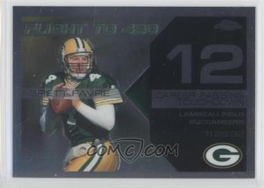 2007 Topps Chrome - Multi-Year Issue Brett Favre Flight to 420 #BFC-BF12 - Brett Favre