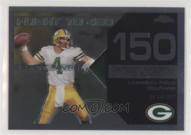 2007 Topps Chrome - Multi-Year Issue Brett Favre Flight to 420 #BFC-BF150 - Brett Favre