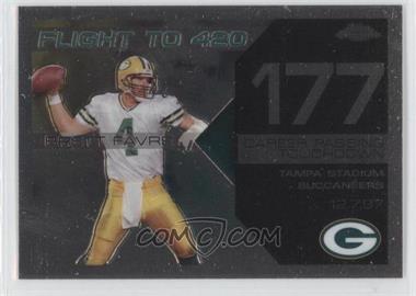 2007 Topps Chrome - Multi-Year Issue Brett Favre Flight to 420 #BFC-BF177 - Brett Favre