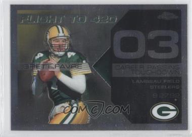 2007 Topps Chrome - Multi-Year Issue Brett Favre Flight to 420 #BFC-BF3 - Brett Favre