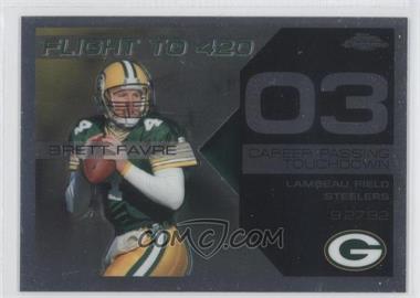 2007 Topps Chrome - Multi-Year Issue Brett Favre Flight to 420 #BFC-BF3 - Brett Favre