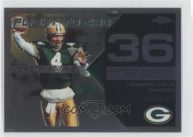 2007 Topps Chrome - Multi-Year Issue Brett Favre Flight to 420 #BFC-BF36 - Brett Favre