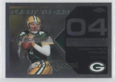 2007 Topps Chrome - Multi-Year Issue Brett Favre Flight to 420 #BFC-BF4 - Brett Favre