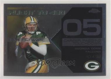 2007 Topps Chrome - Multi-Year Issue Brett Favre Flight to 420 #BFC-BF5 - Brett Favre