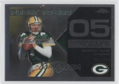 2007 Topps Chrome - Multi-Year Issue Brett Favre Flight to 420 #BFC-BF5 - Brett Favre