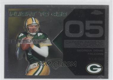 2007 Topps Chrome - Multi-Year Issue Brett Favre Flight to 420 #BFC-BF5 - Brett Favre