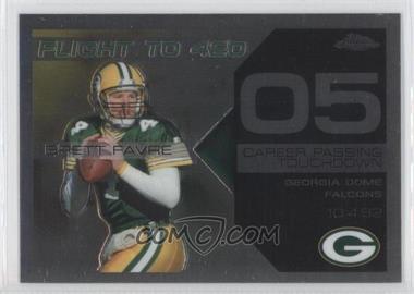 2007 Topps Chrome - Multi-Year Issue Brett Favre Flight to 420 #BFC-BF5 - Brett Favre