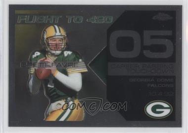 2007 Topps Chrome - Multi-Year Issue Brett Favre Flight to 420 #BFC-BF5 - Brett Favre