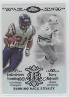 LaDainian Tomlinson, Tony Dorsett #/100