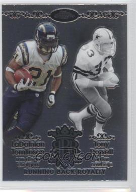 2007 Topps Chrome - Running Back Royalty #RBRD-TDO - LaDainian Tomlinson, Tony Dorsett