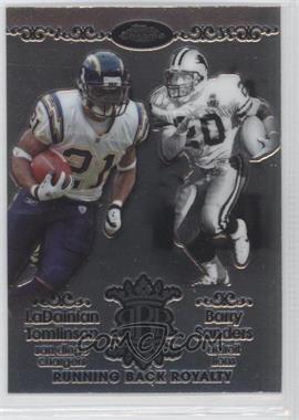 2007 Topps Chrome - Running Back Royalty #RBRD-TS - LaDainian Tomlinson, Barry Sanders