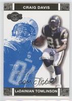 LaDainian Tomlinson, Craig Davis #/349