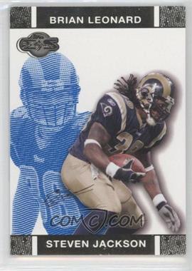 2007 Topps Co-Signers - [Base] - Blue Changing Faces Gold #15.2 - Steven Jackson, Brian Leonard /349