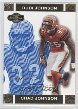 2007 Topps Co-Signers - [Base] - Blue Changing Faces Gold #27.1 - Chad Johnson, Rudi Johnson /349