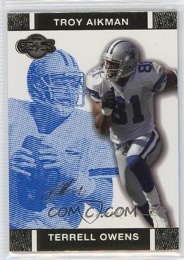 2007 Topps Co-Signers - [Base] - Blue Changing Faces Gold #31.1 - Terrell Owens, Troy Aikman /349