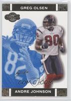 Andre Johnson, Greg Olsen #/349