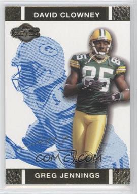 2007 Topps Co-Signers - [Base] - Blue Changing Faces Gold #33.2 - Greg Jennings, David Clowney /349