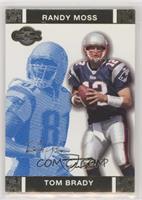 Tom Brady, Randy Moss #/349