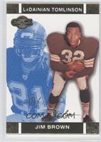 Jim Brown, LaDainian Tomlinson #/349