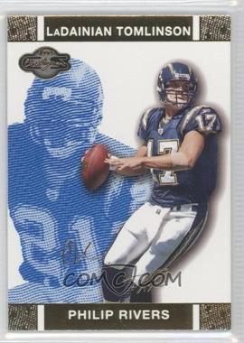 2007 Topps Co-Signers - [Base] - Blue Changing Faces Gold #6.1 - Philip Rivers, LaDainian Tomlinson /349