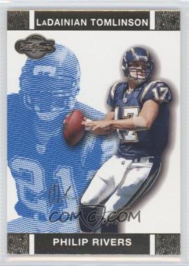 2007 Topps Co-Signers - [Base] - Blue Changing Faces Gold #6.1 - Philip Rivers, LaDainian Tomlinson /349