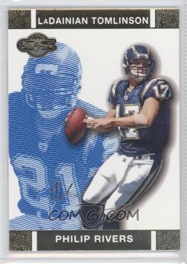 2007 Topps Co-Signers - [Base] - Blue Changing Faces Gold #6.1 - Philip Rivers, LaDainian Tomlinson /349