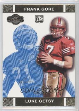 2007 Topps Co-Signers - [Base] - Blue Changing Faces Gold #61.1 - Luke Getsy, Frank Gore /349