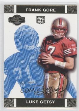 2007 Topps Co-Signers - [Base] - Blue Changing Faces Gold #61.1 - Luke Getsy, Frank Gore /349