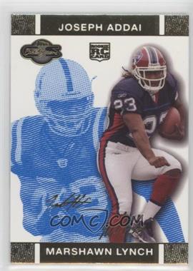 2007 Topps Co-Signers - [Base] - Blue Changing Faces Gold #69.1 - Marshawn Lynch, Joseph Addai /349