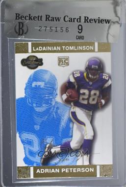 2007 Topps Co-Signers - [Base] - Blue Changing Faces Gold #70.1 - Adrian Peterson, LaDainian Tomlinson /349 [BRCR 9]
