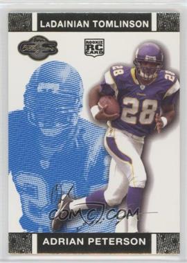 2007 Topps Co-Signers - [Base] - Blue Changing Faces Gold #70.1 - Adrian Peterson, LaDainian Tomlinson /349