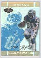 LaDainian Tomlinson, Craig Davis #/25